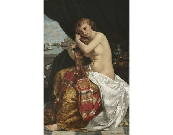 Venitienne A Sa Toilette Painting by Jacques Louis David