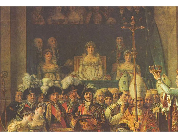 Le Sacre, detail Painting by Jacques Louis David