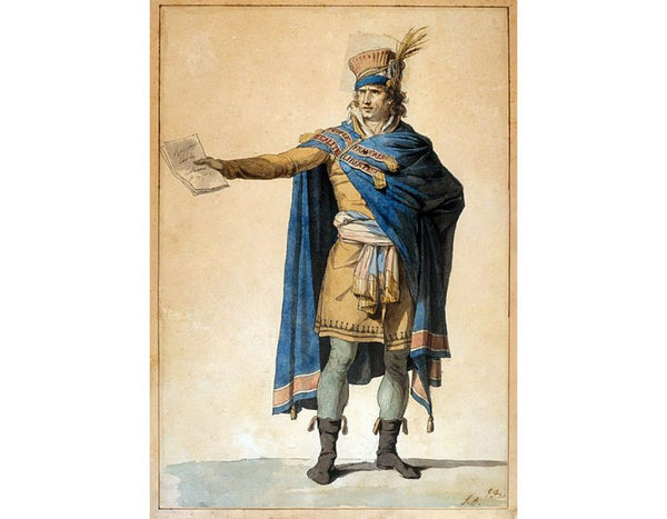 The Representative of the People on Duty Painting by Jacques Louis David