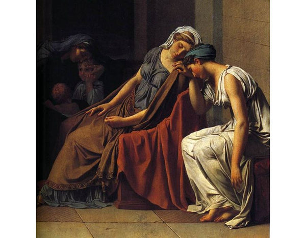 The Oath of the Horatii (detail 3) 1784 Painting by Jacques Louis David