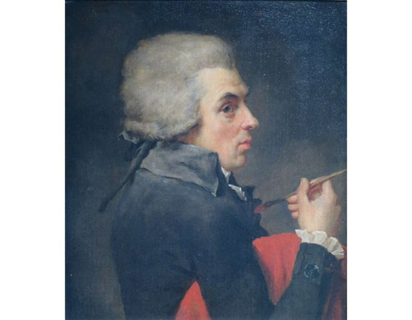 Self-Portrait c. 1790 Painting by Jacques Louis David