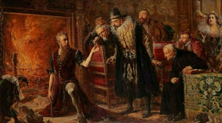 Alchemist Sedziwoj Painting by Jan Matejko