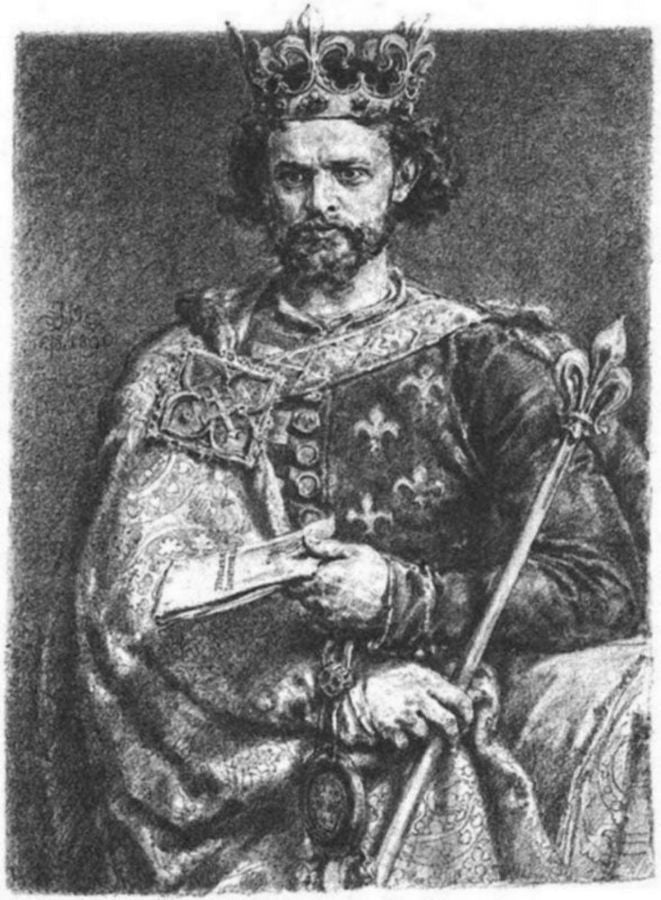 Louis the Hungarian Painting by Jan Matejko