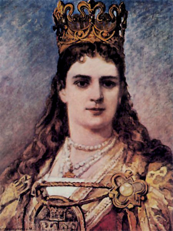 Jadwiga Painting by Jan Matejko