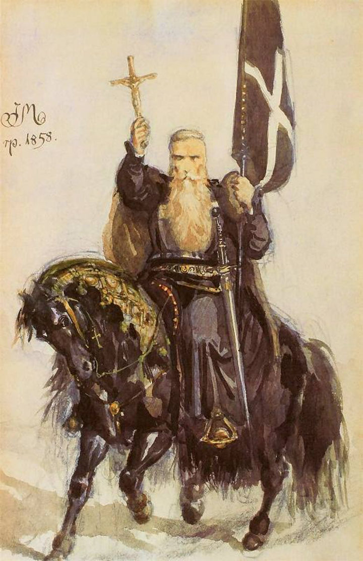 Peter the Hermit Painting by Jan Matejko