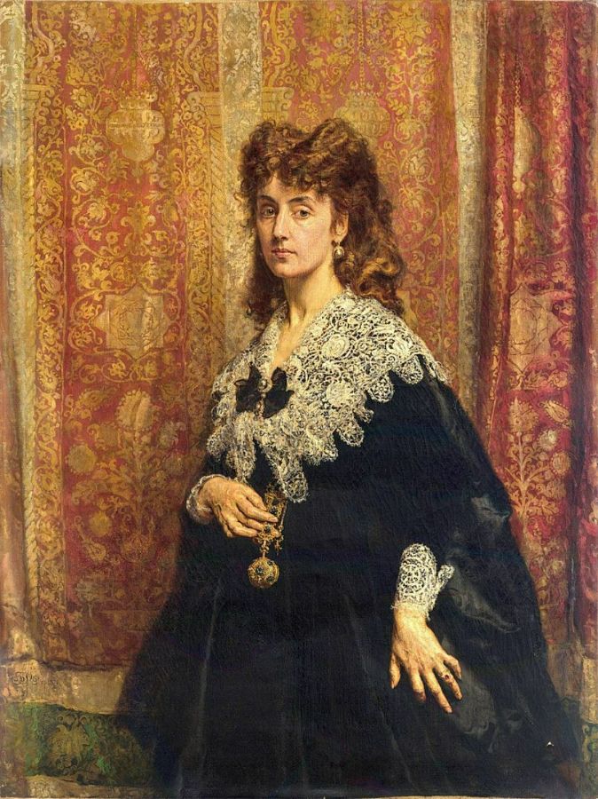 Maria Puslowska Painting by Jan Matejko