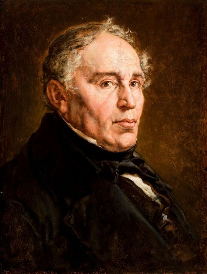 Portrait of a father Painting by Jan Matejko