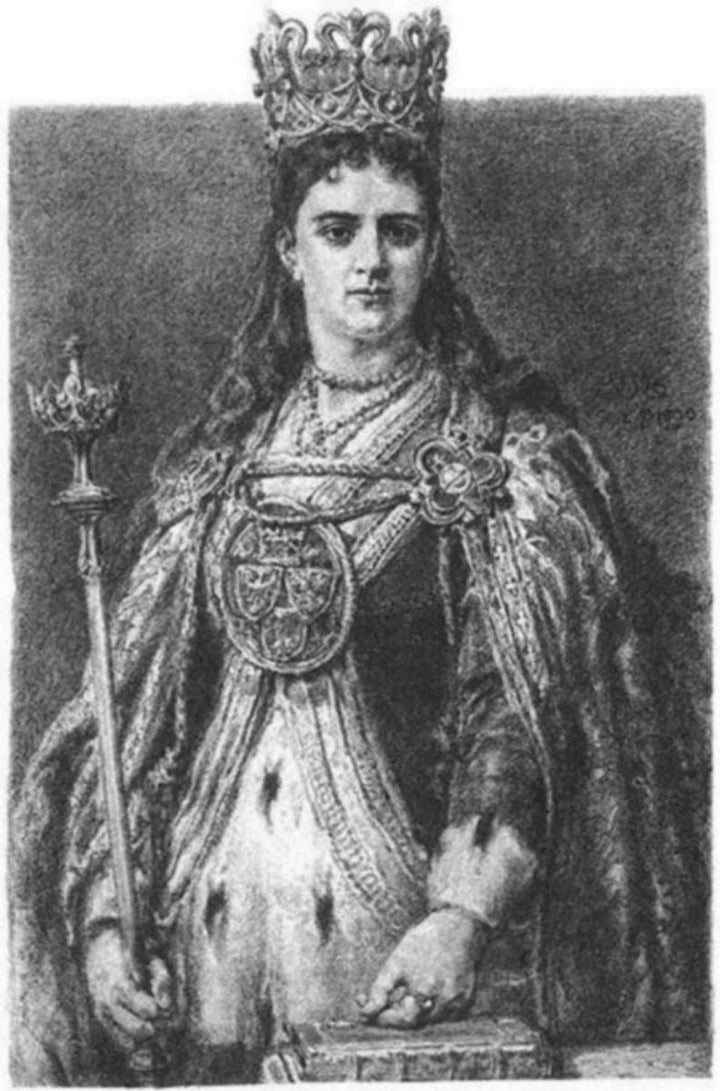 Matejko Jadwiga Painting by Jan Matejko