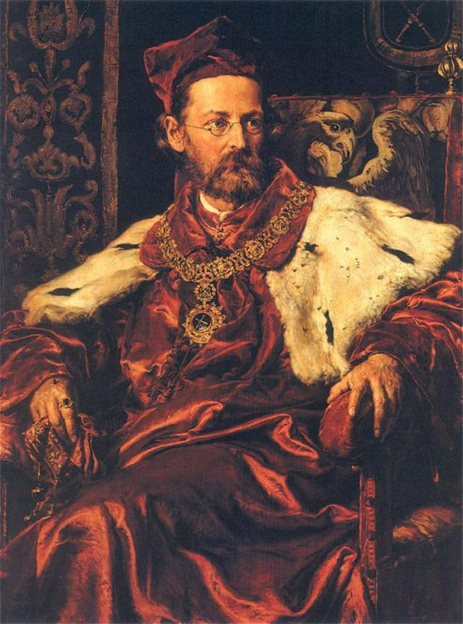 Jozef Szujski Painting by Jan Matejko