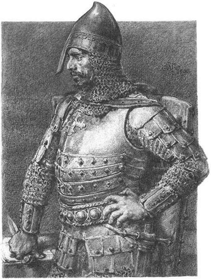 Konrad I of Masovia Painting by Jan Matejko