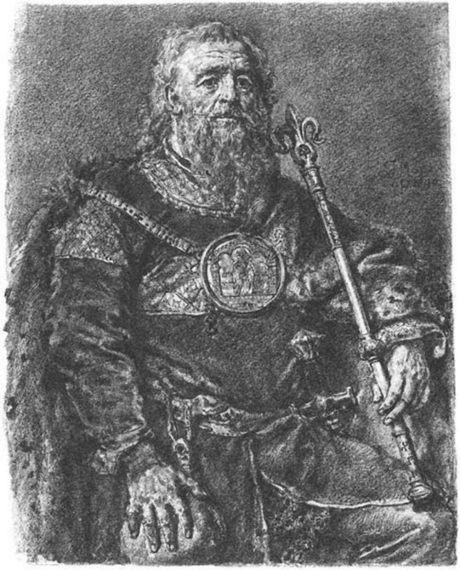 Mieszko III Stary Painting by Jan Matejko