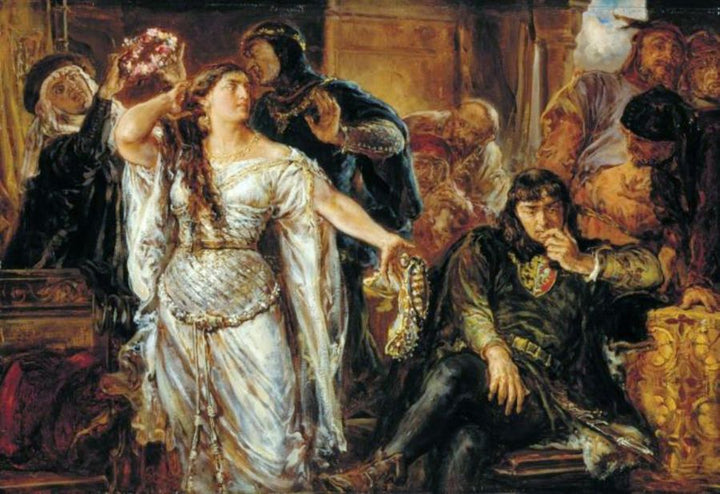 Gryfino and Leszek Painting by Jan Matejko