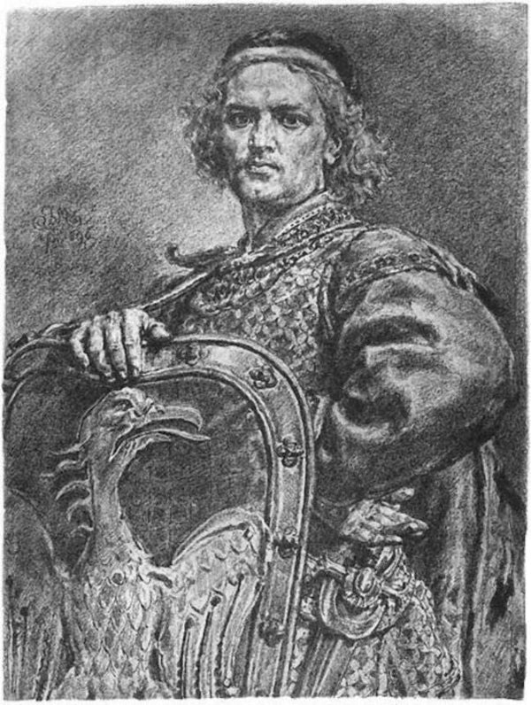 Leszek I the White 2 Painting by Jan Matejko
