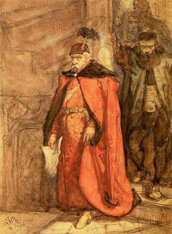 Jan Zamoyski Painting by Jan Matejko