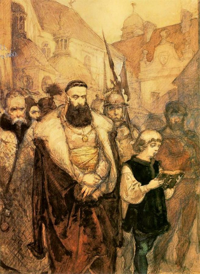 Samuel Zborowski Painting by Jan Matejko