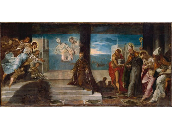 Doge Alvise Mocenigo d.1577 presented to the Redeemer, c.1577 