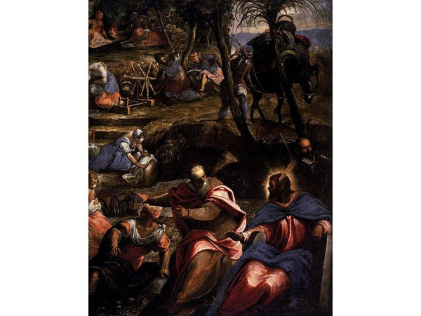 The Jews in the Desert (detail) 2 