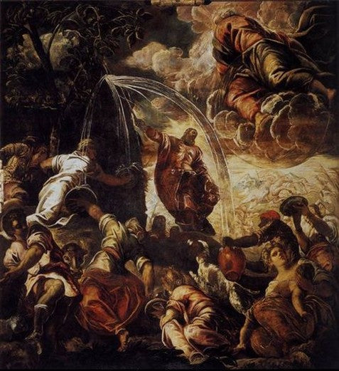 Moses Striking Water from the Rock, 1575 