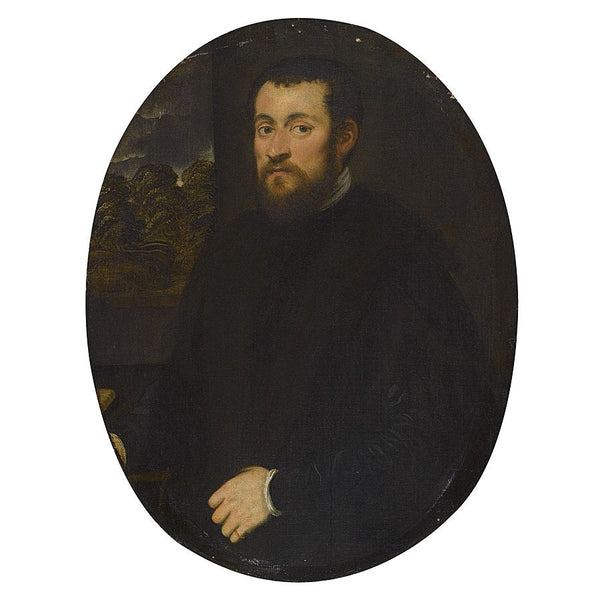 Portrait Of A Gentleman, Half Length, Before An Open Window 