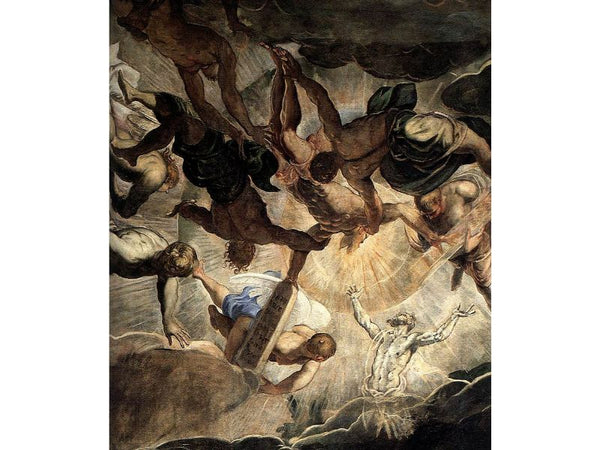 Moses Receiving the Tables of the Law (detail) 