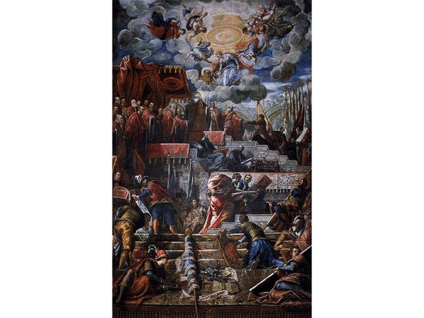 Doge Niccolo da Ponte Receiving a Crown of Laurels from the City of Venice 