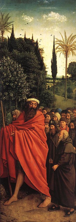 The Ghent Altarpiece- The Holy Pilgrims 1427-30 