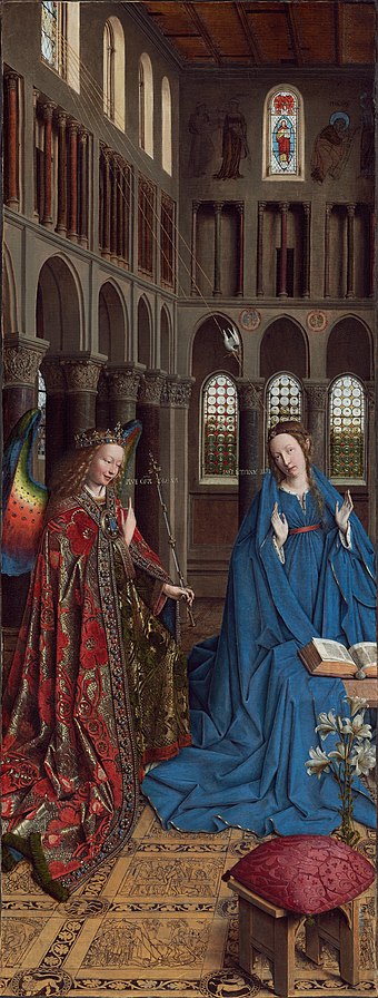 The Annunciation (detail) c. 1435 