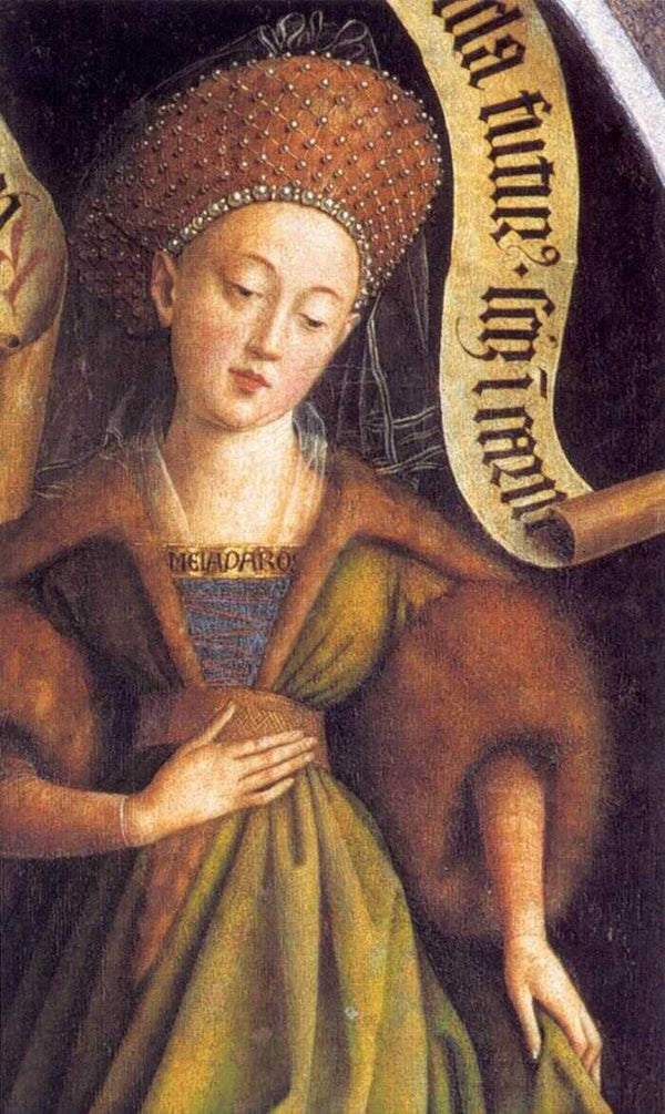 The Ghent Altarpiece Cumaean Sibyl (detail) 