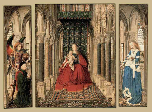 The Virgin and Child in a Church 
