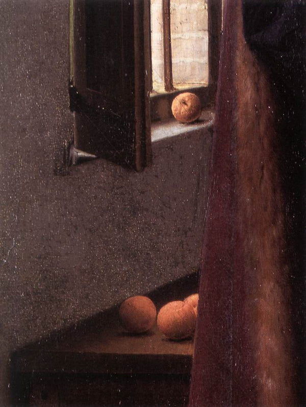 Portrait of Giovanni Arnolfini and his Wife (detail 5) 1434 