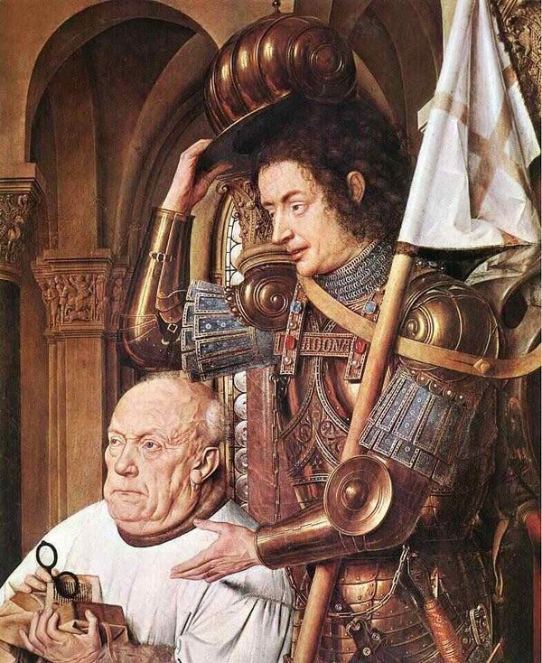 The Madonna with Canon van der Paele (detail 3) 1436 