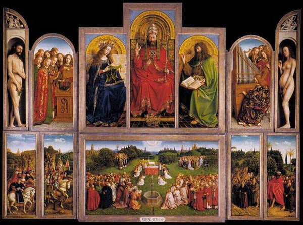 The Ghent Altarpiece (wings open) 1432 