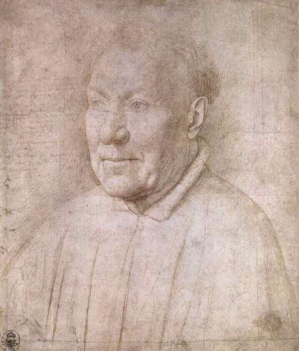 Portrait of Cardinal Albergati c. 1435 