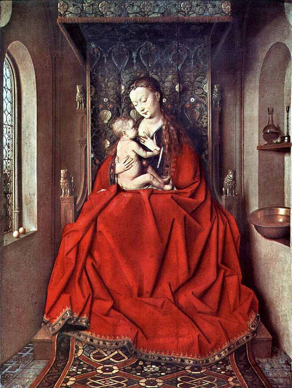 Suckling Madonna Enthroned 