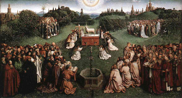 The Ghent Altarpiece Adoration of the Lamb 