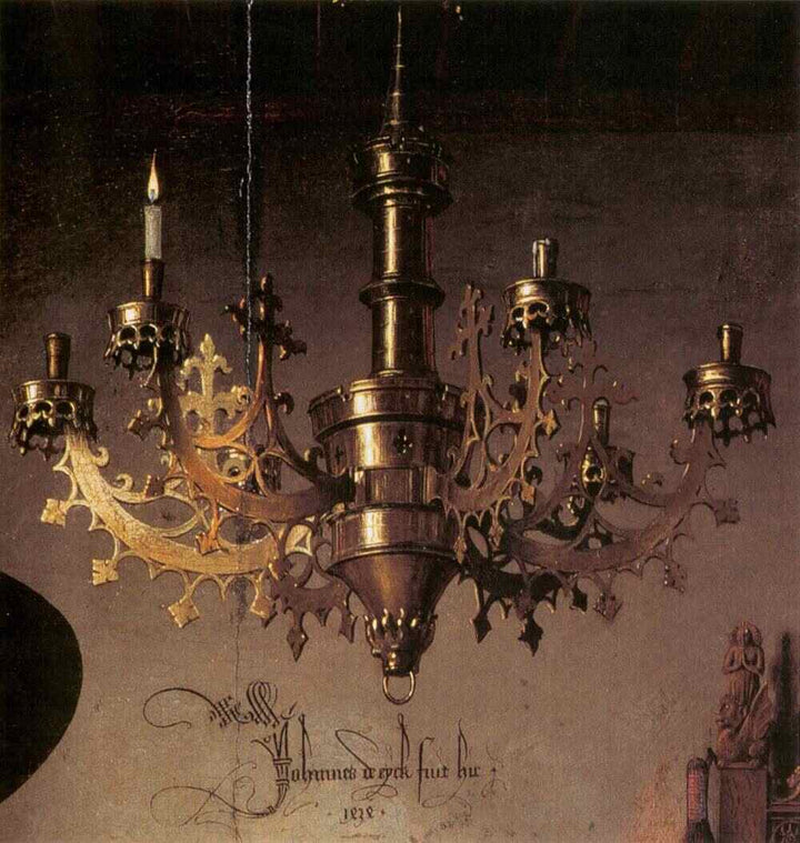 Portrait of Giovanni Arnolfini and his Wife (detail) 2 