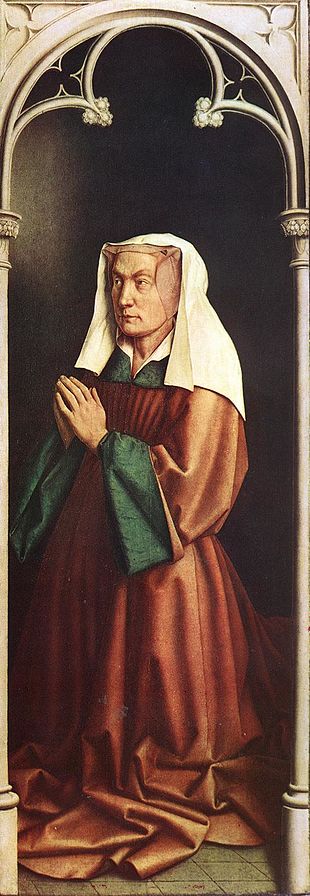 The Ghent Altarpiece- The Donor's Wife 1432 