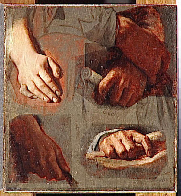 Studies for The Apotheosis of Homer 