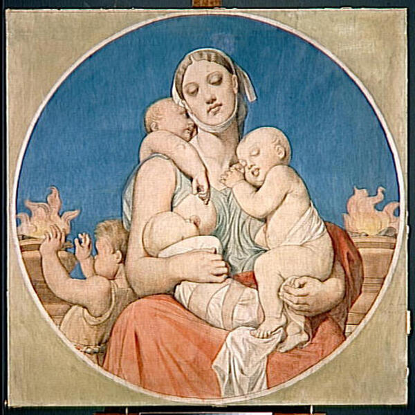Cardboard for the windows of the Chapel of St. Ferdinand Charity 