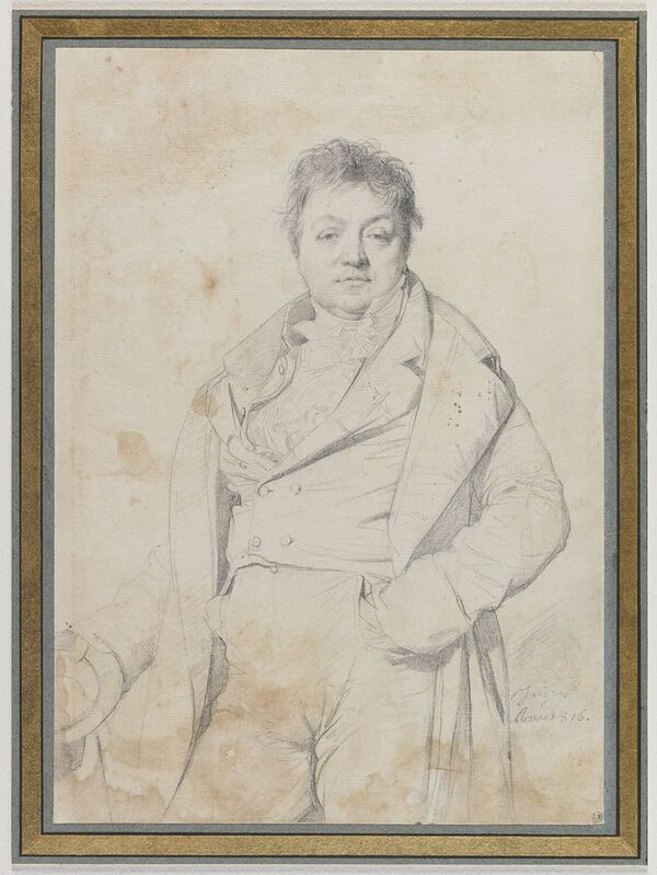 Portrait of the painter Charles Thevenin, director of the Academy of France in Rome 