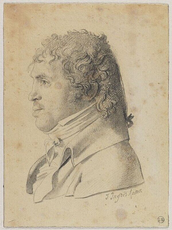 Portrait Suvee, director of the Academy of France in Rome 