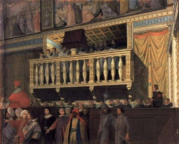 The choir of the Sistine Chapel 
