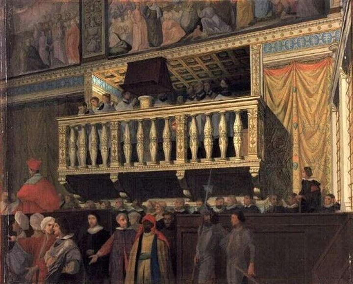 The choir of the Sistine Chapel 