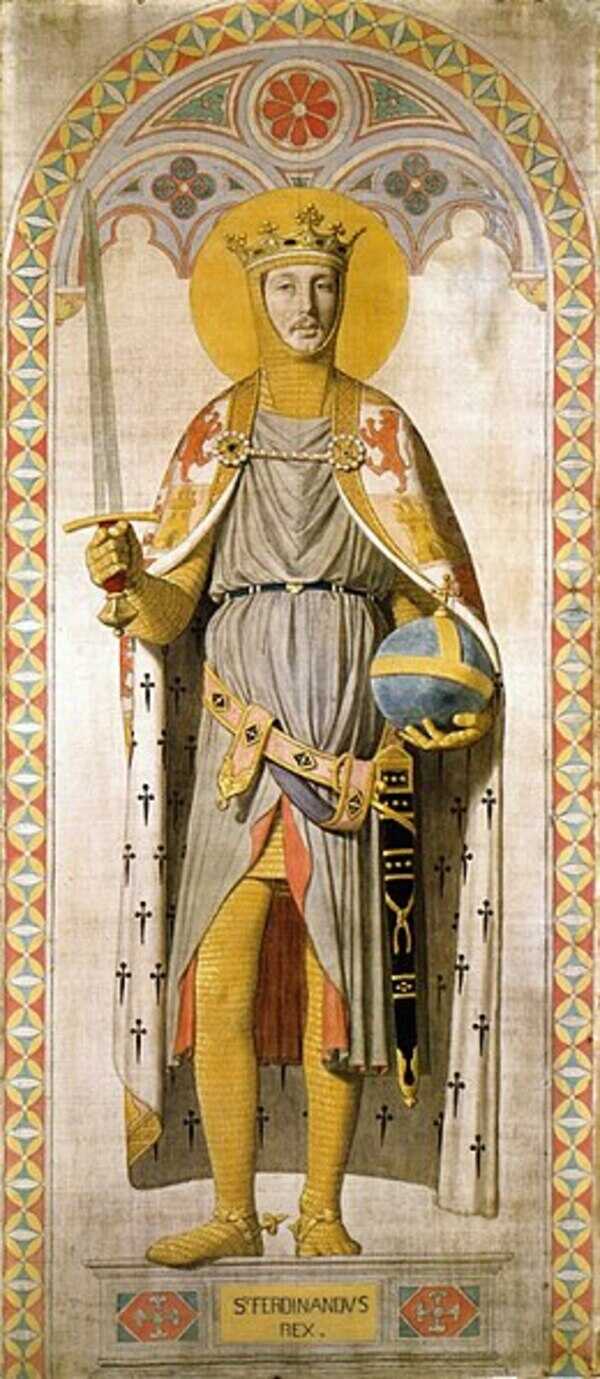 Duke Ferdinand-Philippe of Orleans, as St. Ferdinand of Castile 