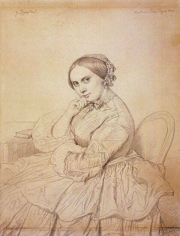 Madame Jean Auguste Dominique Ingres, born Delphine Ramel 