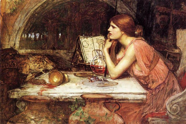 Sketch of Circe Painting by John William Waterhouse
