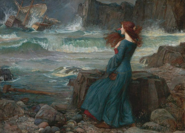 Miranda 1916 Painting by John William Waterhouse