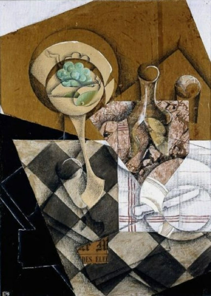 Fruit Bowl with Bottle 1914 