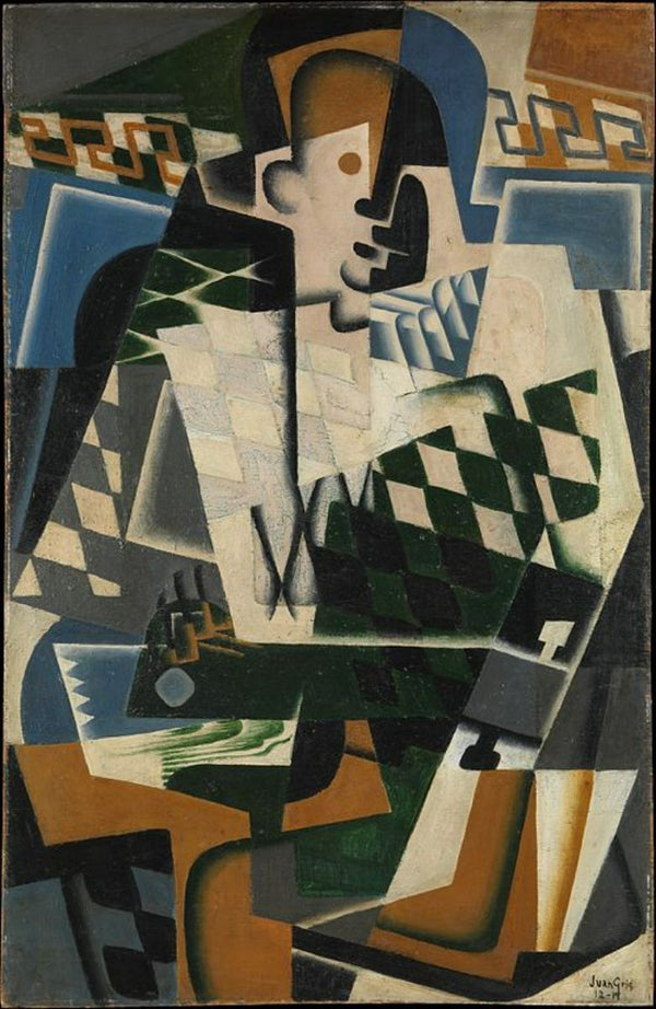 Harlequin with a Guitar 