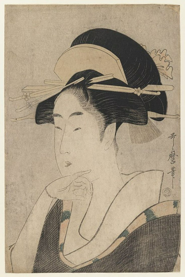 Large Head and Bust Portrait of Beauty 